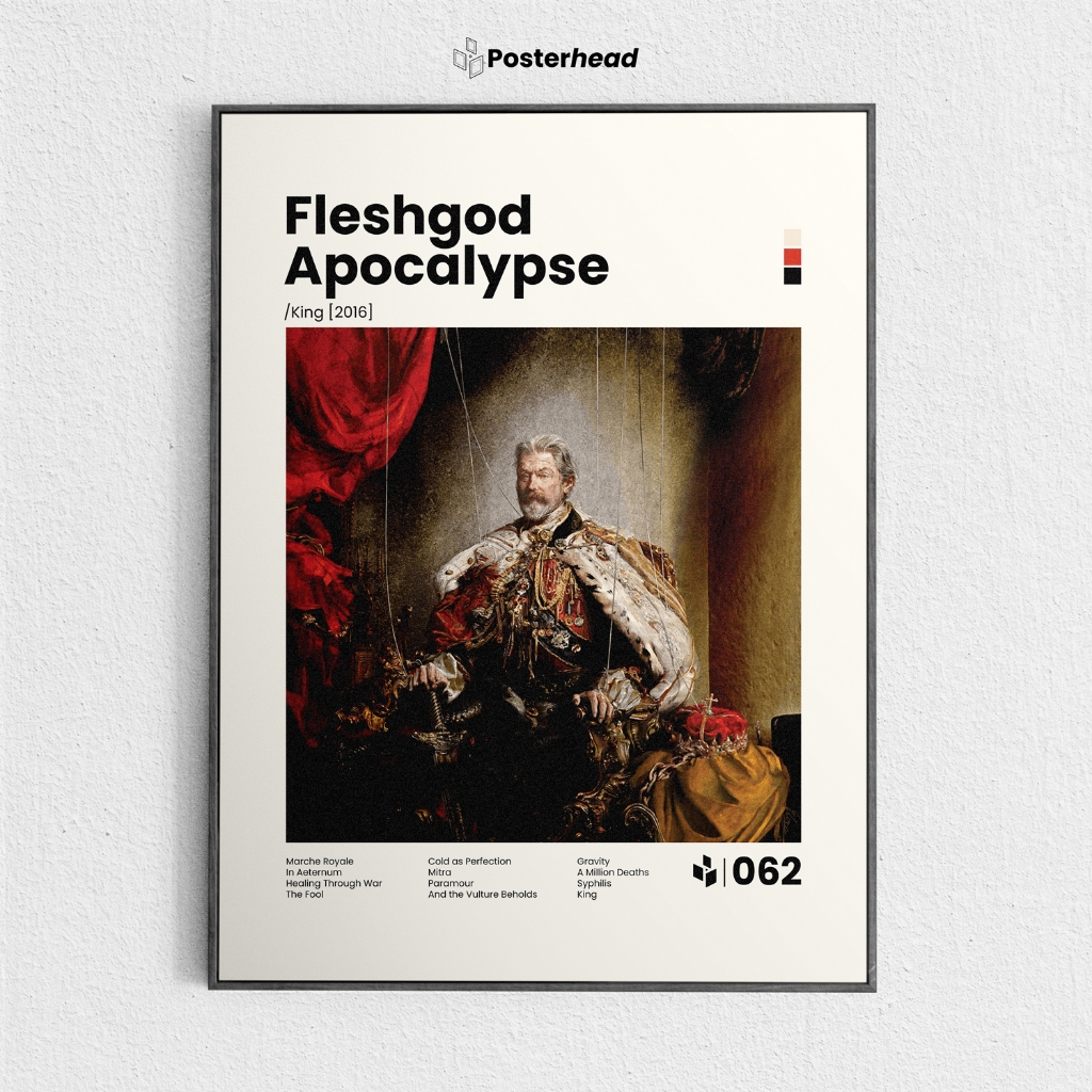 Poster Fleshgod Apocalypse - King - Frameblock - Posterhead