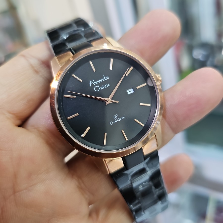 ALEXANDRE CHRISTIE AC 8645MBR-Jam Tangan Pria Analog Original-Garansi Resmi