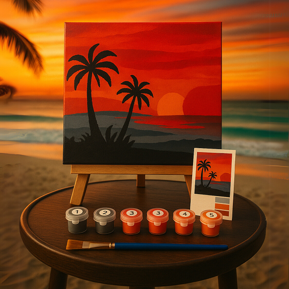 

SFO - DIY Paint By Numbers Kit 1 Set - Aloha Q
