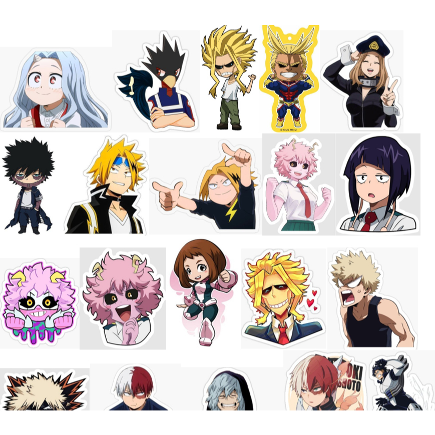 

STICKER ANIME BOKU NO HERO 1 SET ISI 15 PCS