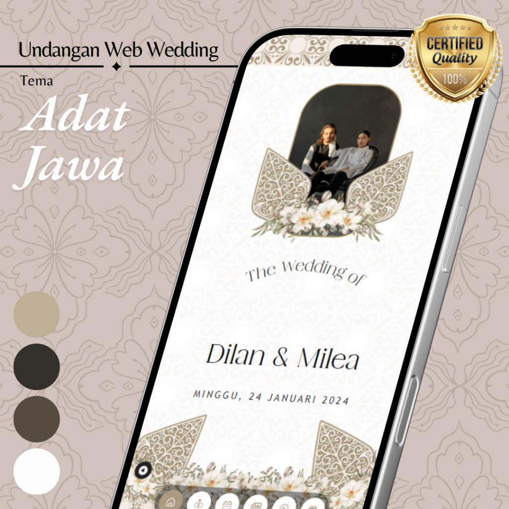 Adat Jawa - Undangan Digital Website Basic