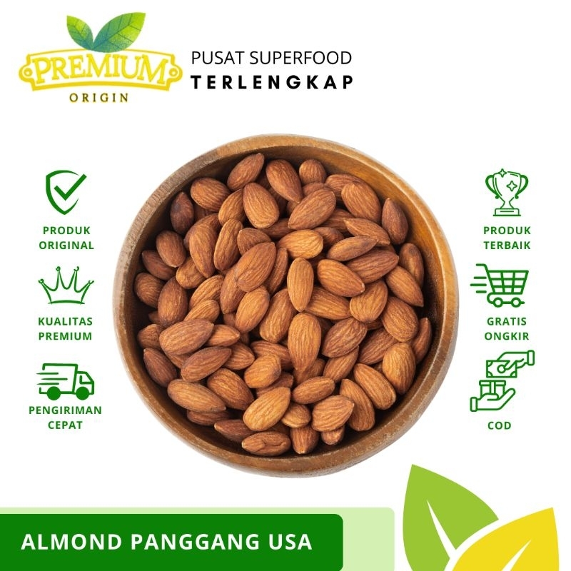 

Almond Panggang | Almond Panggang USA | Makanan DIET SEHAT | Roasted Almond
