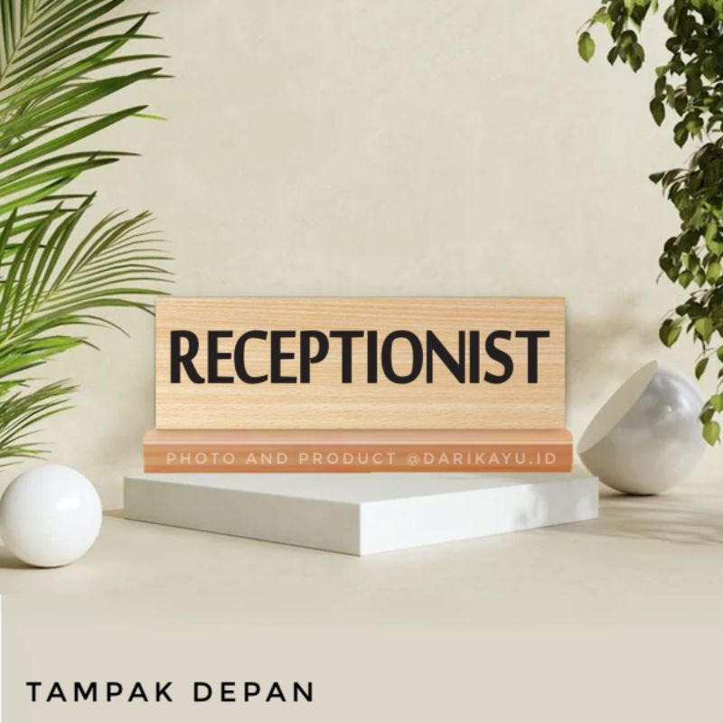 

Papan Penanda Resepsionis/Receptionist Sign