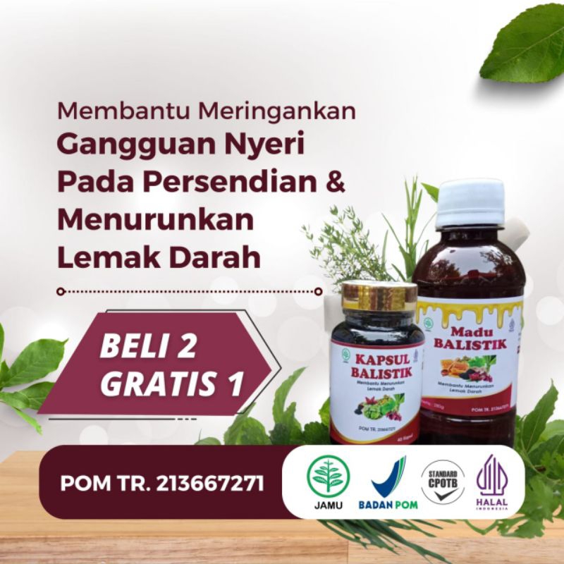 KAPSUL BALISTIK / MADU BALISTIK ASAM URAT