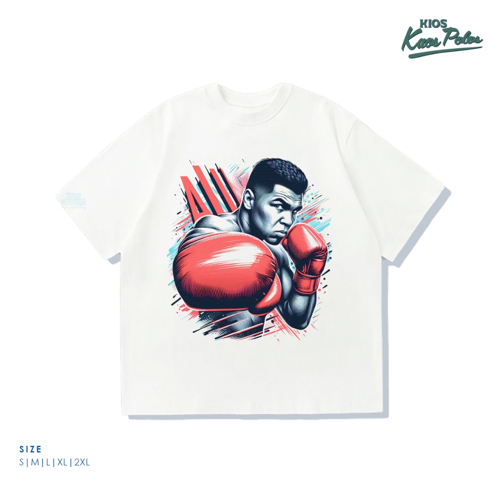 MUHAMMAD ALI SERIES - Kaos Distro Pria Wanita Muhammad Ali Unisex Original - Vol. 01