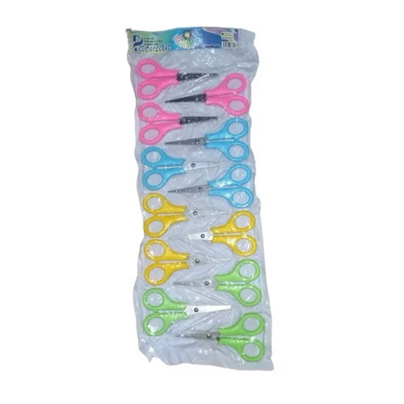 

AK (HARGA UNTUK 12 PCS) Gunting Stainlees Steel Pacman 12 CM Pemotong Tajam Kain Kertas Serbaguna