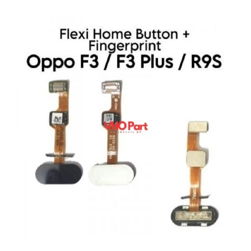 Flexibel Fingerprint Oppo F3 F3 Plus/Sidik Jari Oppo F3