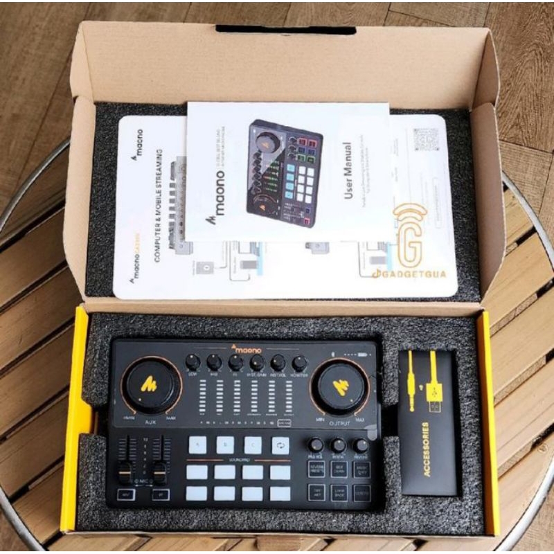 Soundcard Maonocaster AME2 Podcast Dan Live Streaming