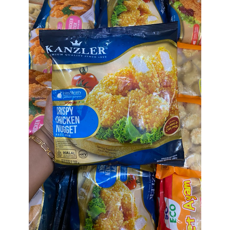 

kanzler chicken nugget crispy bubble 450gr