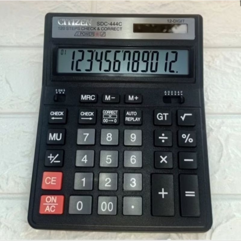 

TSB ORIGINAL Citizen Calculator SDC-444C S818C/ - Kalkulator Meja Office Kantor