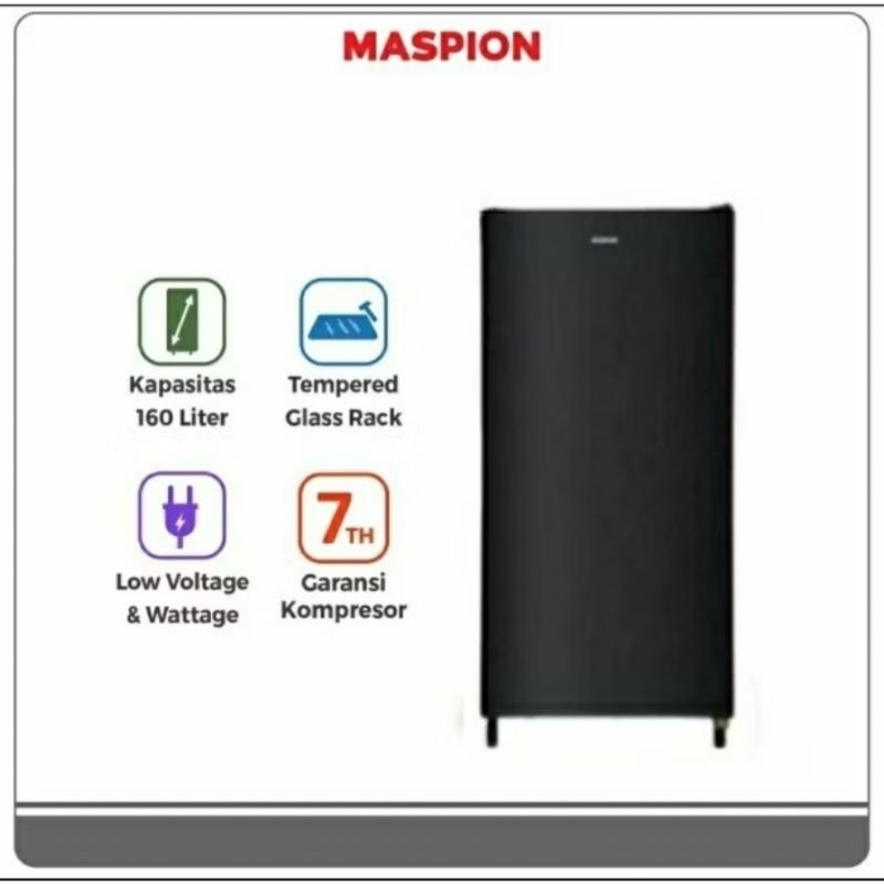 Kulkas Maspion 1 Pintu / Kulkas Maspion URG 168 LE