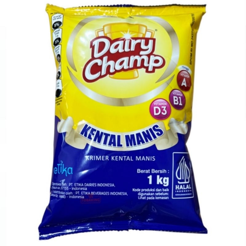 

DAIRY CHAMP 1kg KRIMER KENTAL MANIS