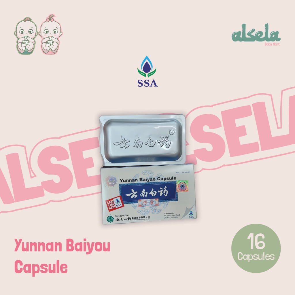 Yunnan Baiyao Capsule Kapsul Herbal Alami Asli Membantu Penghentian Perdarahan Penyembuhan Luka