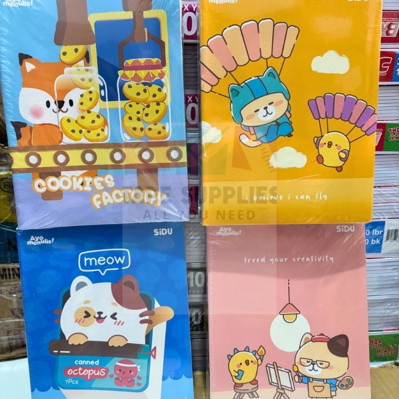 

[Whispers] Buku Tulis SIDU 58-100 LEMBAR (1 PACK) READY COD!!!