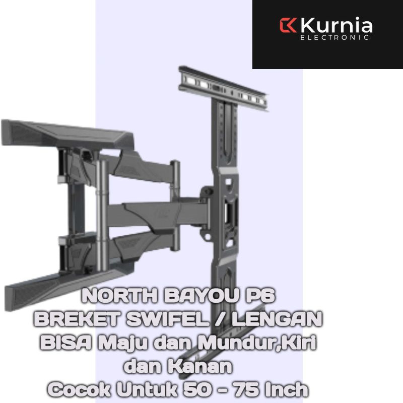 north bayou P6 breket swivel  50-75 inch
