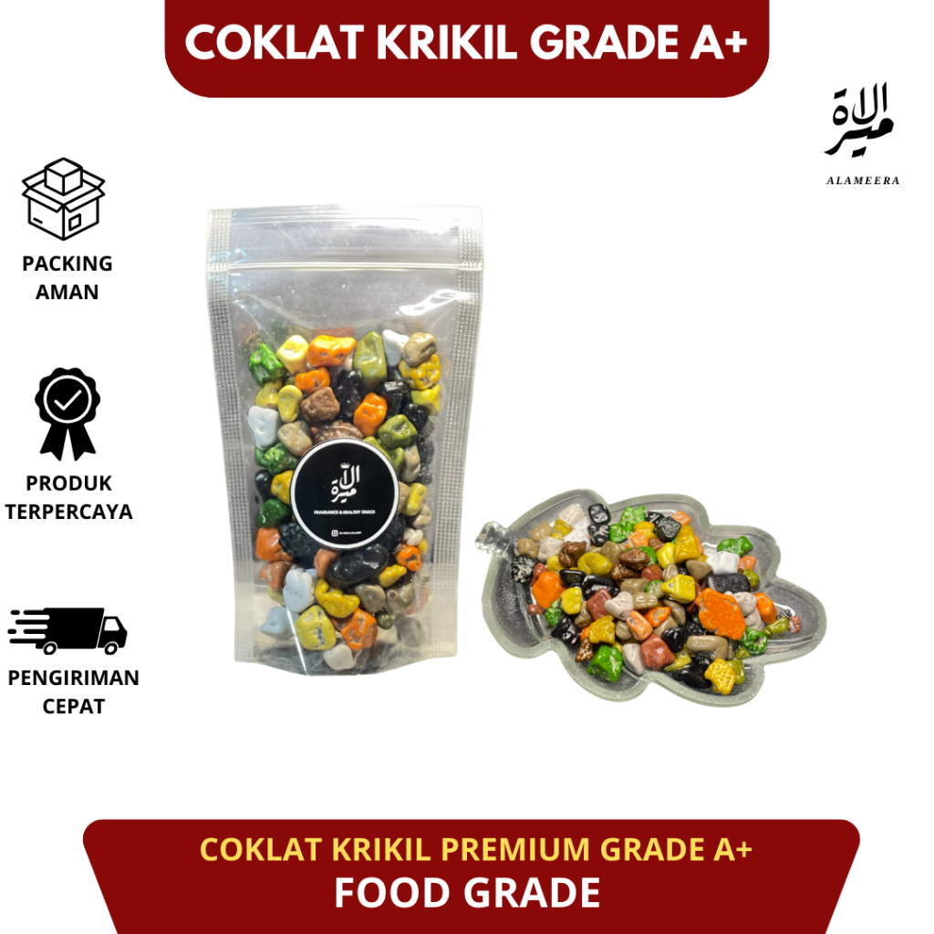 

Coklat Cokelat Arab Batu Kerikil Krikil Premium 100GRAM Khas Arab Turkey untuk Oleh Oleh Haji Umroh
