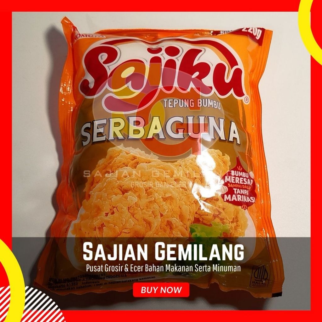 

Tepung Bumbu Sajiku Serbaguna 220g - Grosir Sajian Gemilang