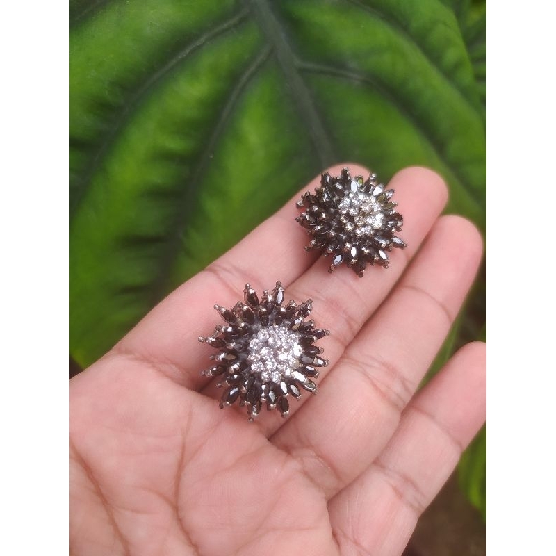 Anting Stud Perak 925 semi subeng