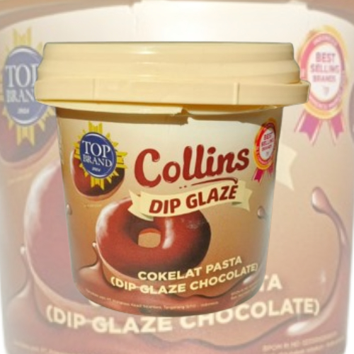 

Collins Dip Glaze Chocolate cokelat / coklat pasta kemasan pabrik 1 kg