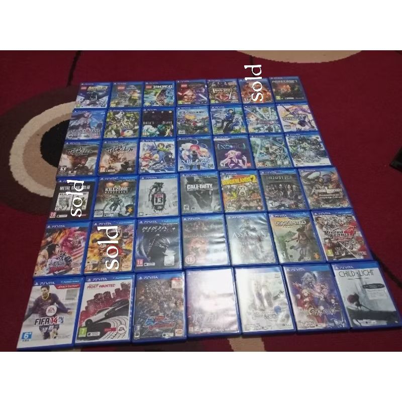 kaset game ps vita borongan