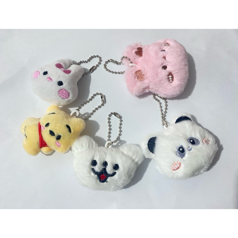 ( 1 PCS ) Gantungan Kunci Boneka Lucu Bulu Halus
