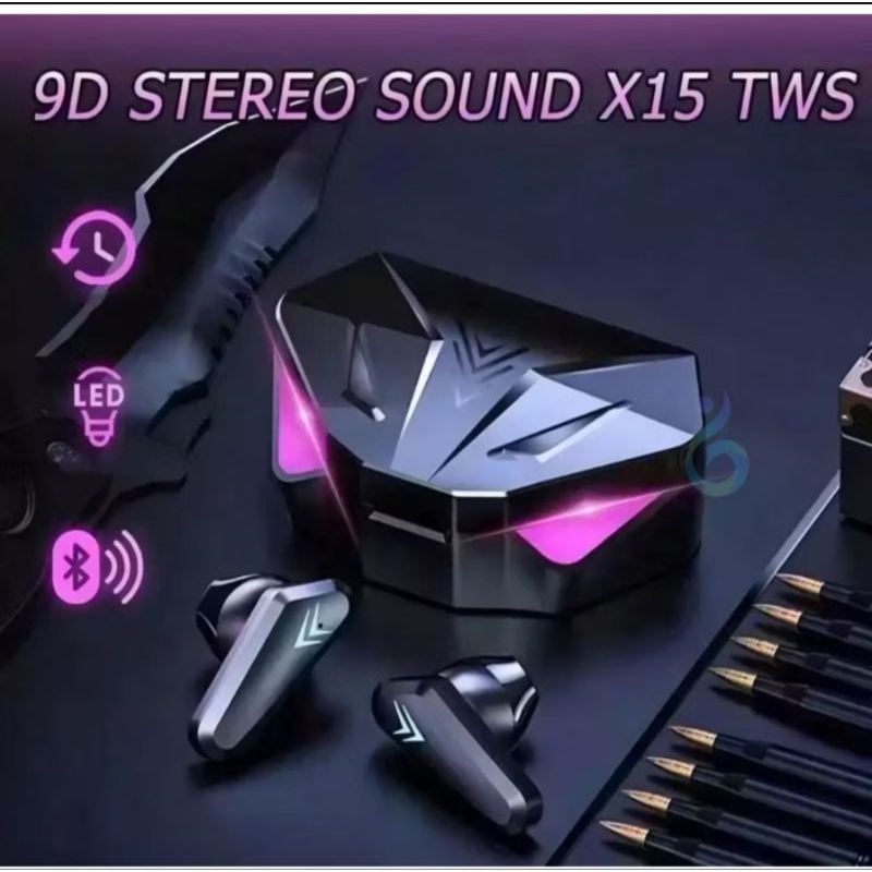 headset bluetooth x15 tws headset bluetooth gaming