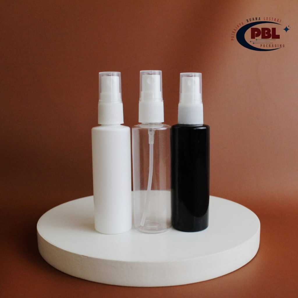 Botol Spray 60ml RF PET / Botol Face Mist Spray 60ml RF Tebal / Botol Plastik Spray 60ml RF Tutup Sp