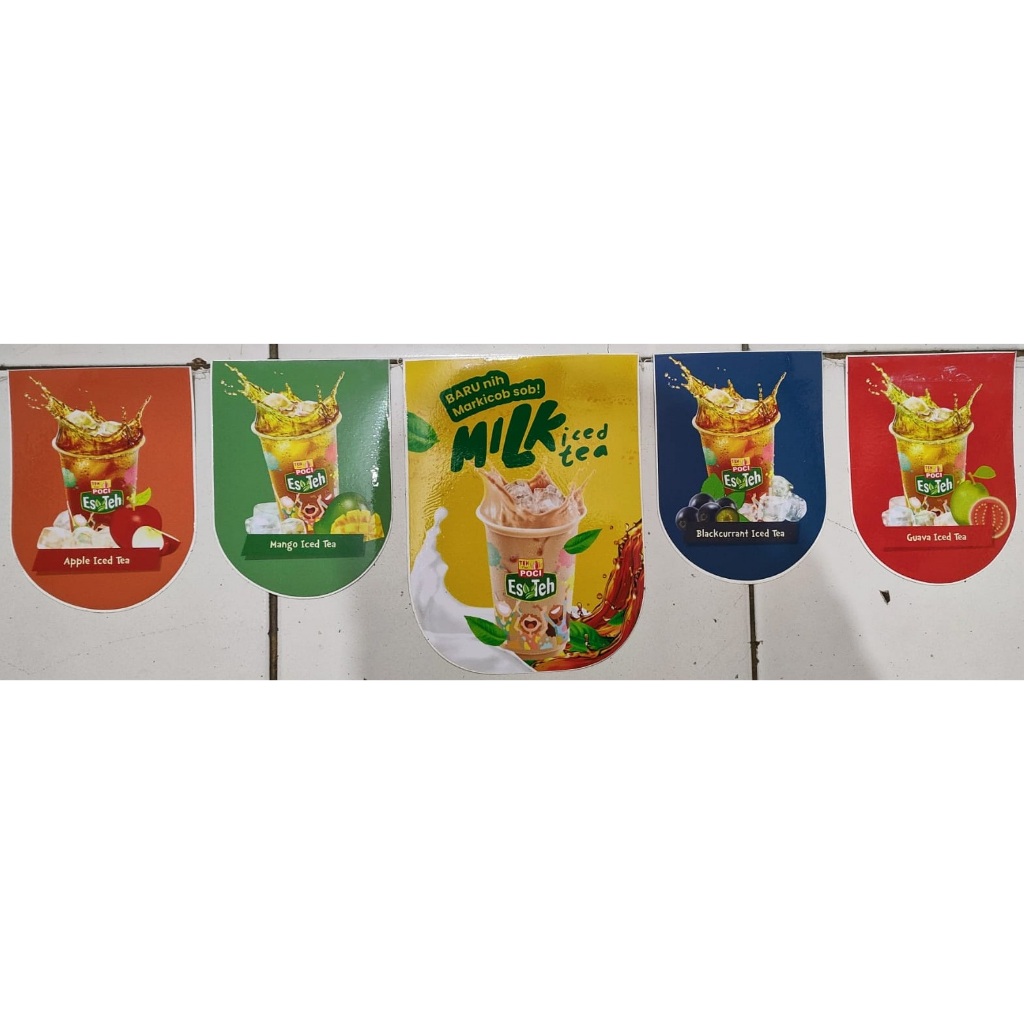 

flag chain teh poci, bendera teh poci, flagchain, ASLI 100%