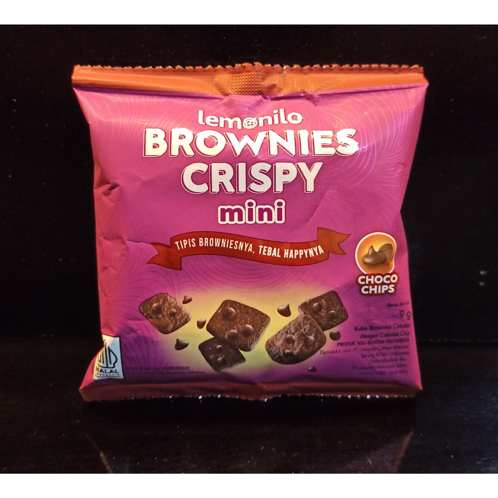 

Lemonilo Brownies Crispy Mini 9gr / brownies krispy lemonilo kemasan kecil renceng