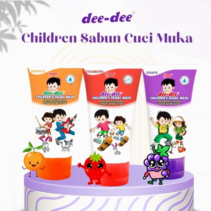 DEE DEE children sabun cuci muka anak 50gr | 100gr - sabun muka dede