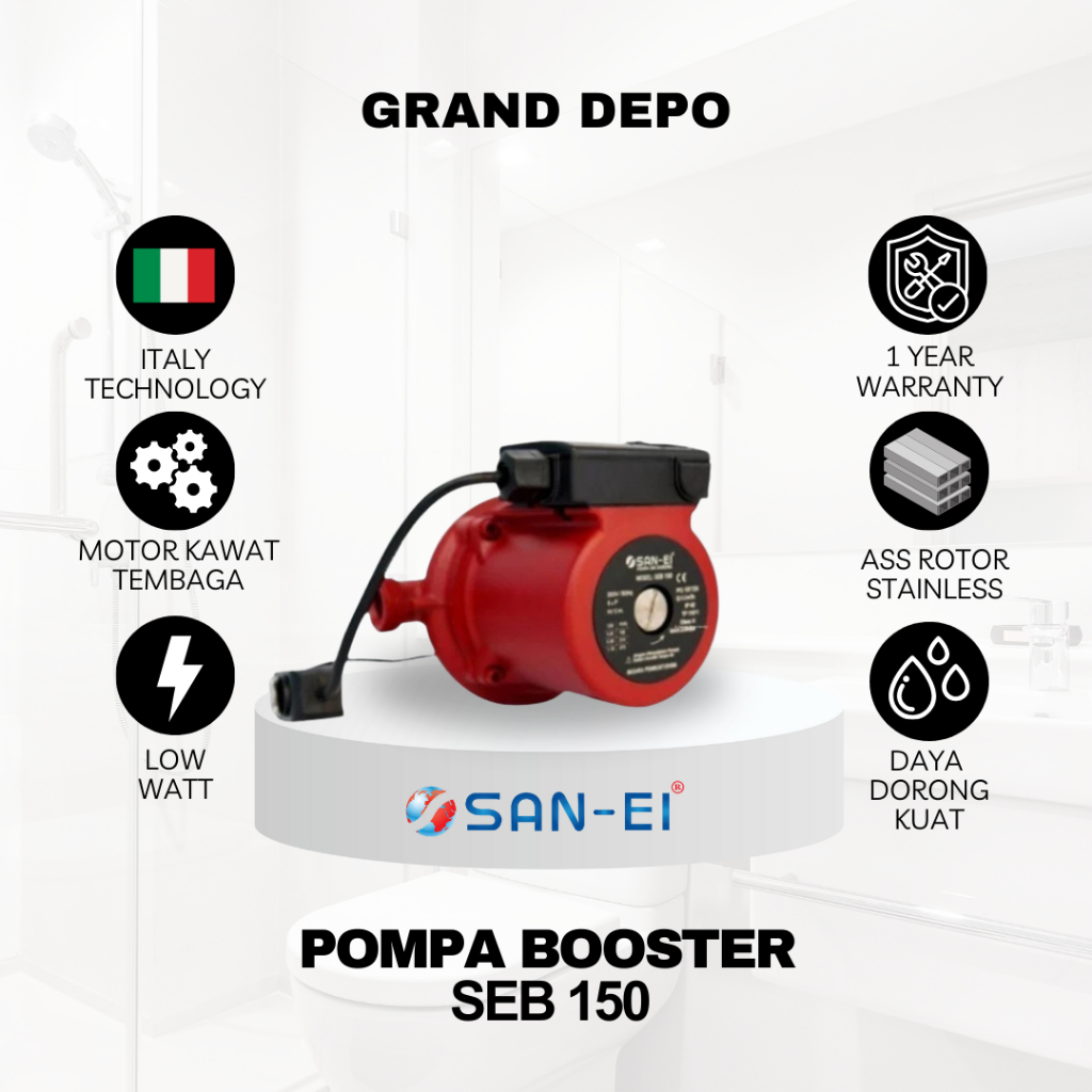 San Ei Pompa Air Booster SEB 150 / Pompa Dorong San Ei