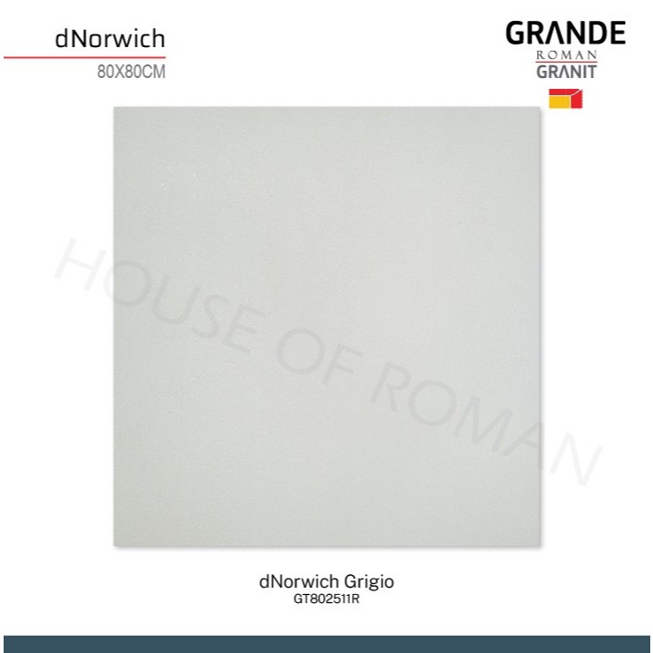 ROMAN GRANIT GRANDE dNorwich Grigio 80x80 GT802511R ROMAN GRANIT