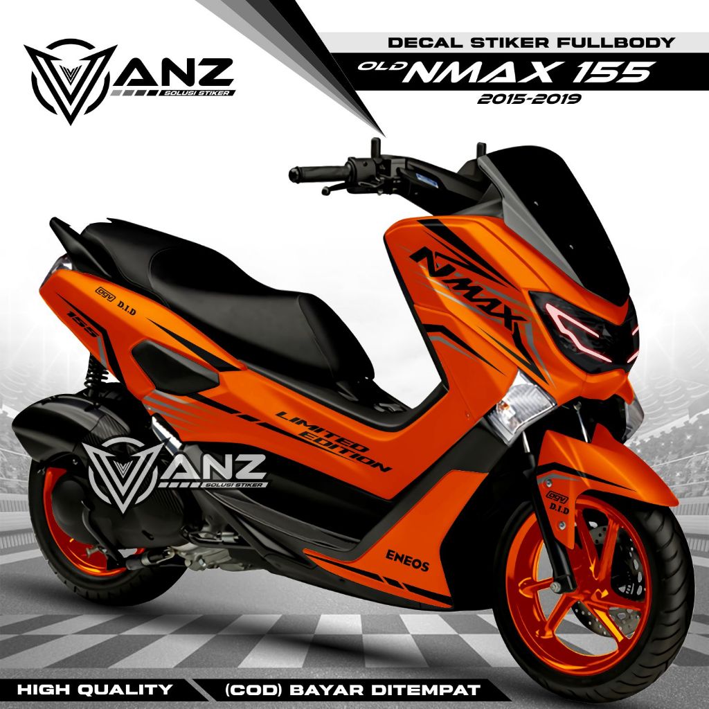 Bisa Cod Decal Stiker  variasi Nmax 155 old Fullbody - Sticker Nmax old 155 Motif polos