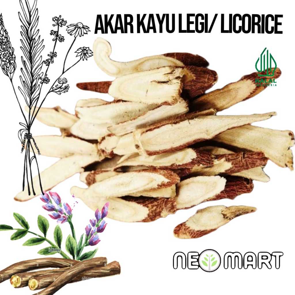 

Licorice Gan Cao/Akar Manis Premium Fresh/Akar Kayu Lego