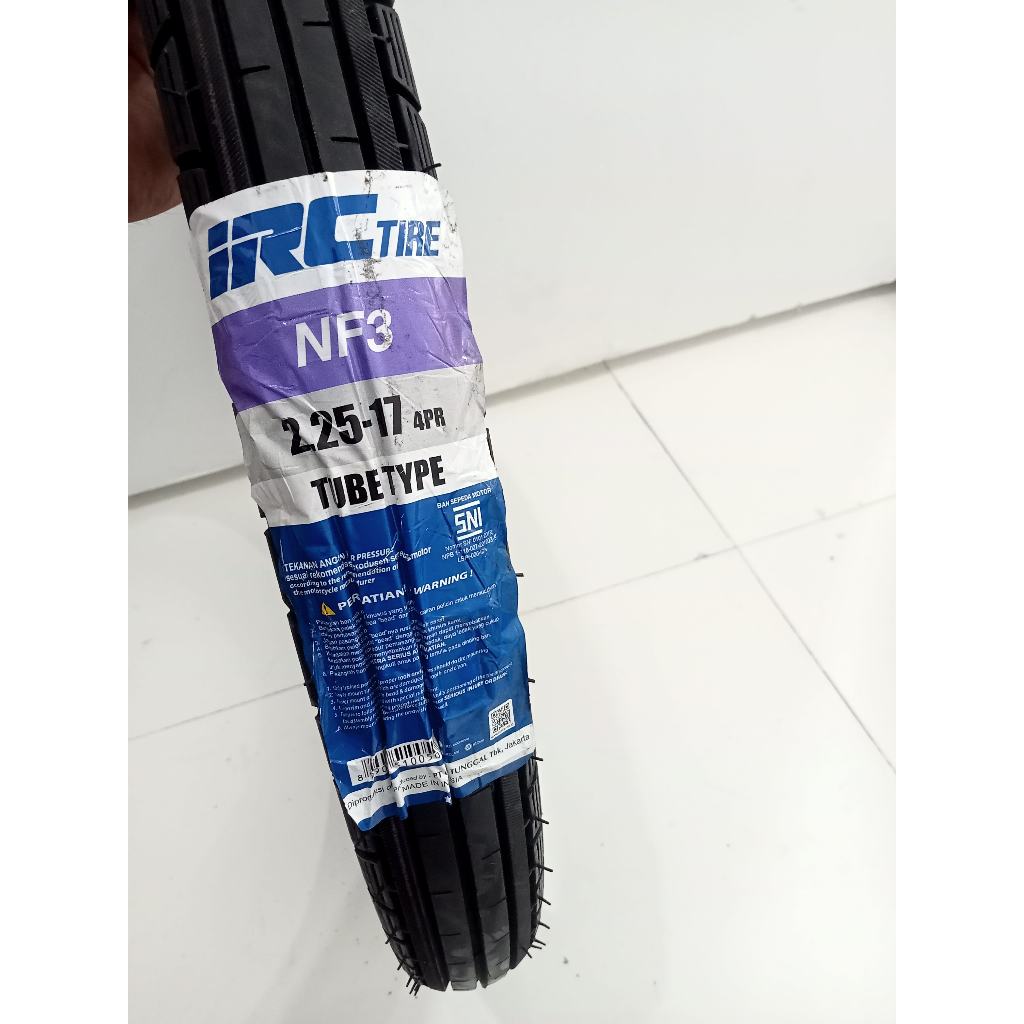 BAN IRC NF3 225 RING 17 TUBETYPE DEPAN GRAND, ASTREA, PRIMA