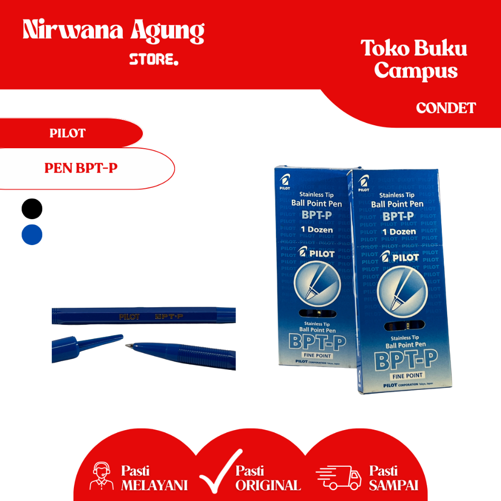 

[BOX]PILOT - pen / pulpen / pena / bolpoin PILOT BPT-P