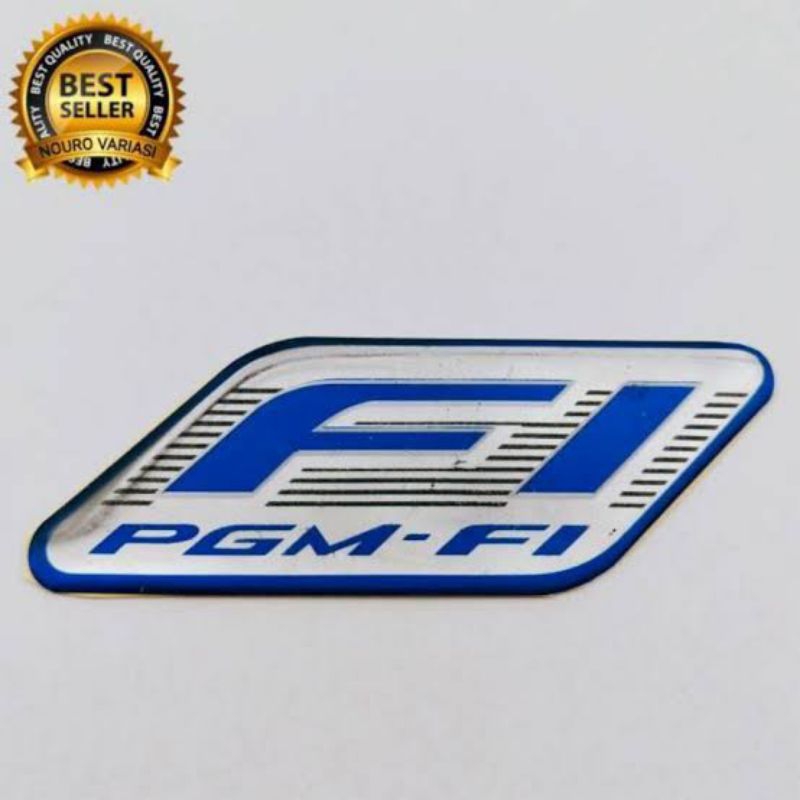 Emblem Logo FI Motor Honda Stiker PGM-FI Original