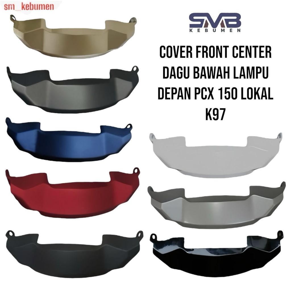 cover front center dagu bawah lampu depan pcx 150 new lokal k97
