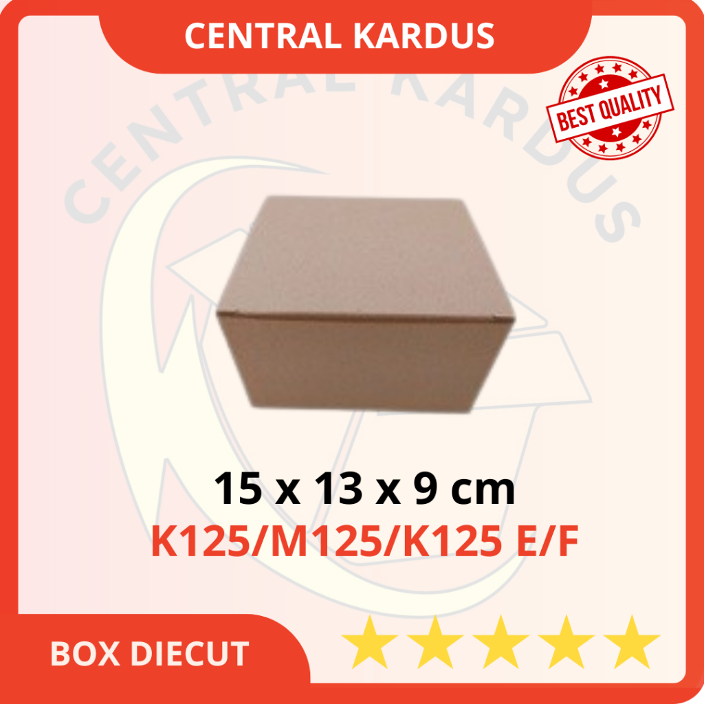 

Kardus Dus Diecut 15x13x9cm Die Cut Box Kotak Packing Aksesoris Baju Makanan Hijab Kue
