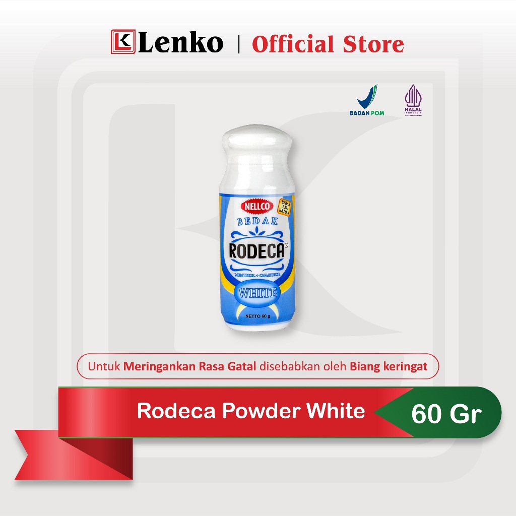 Nellco Bedak Rodeca White (60 gr)