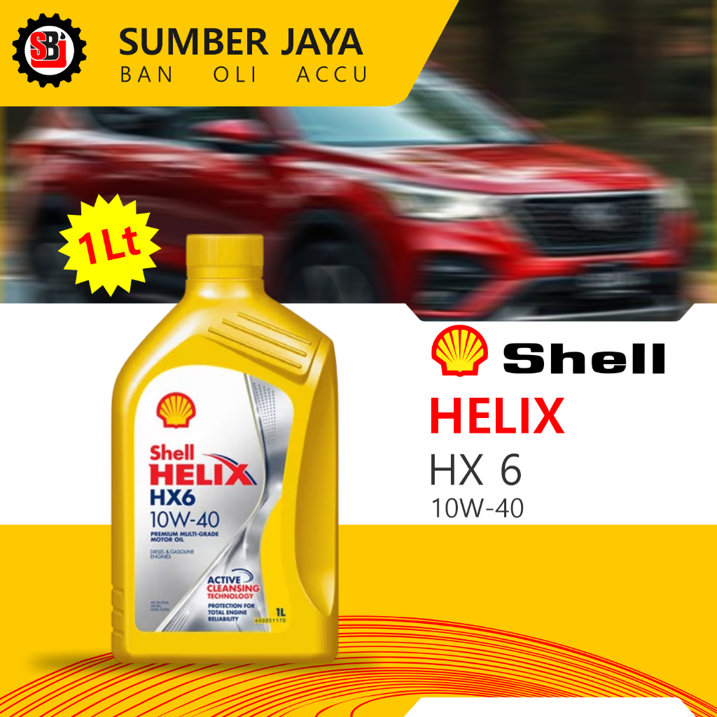Oli Mesin Mobil Shell Helix HX6 10W40 (1L)