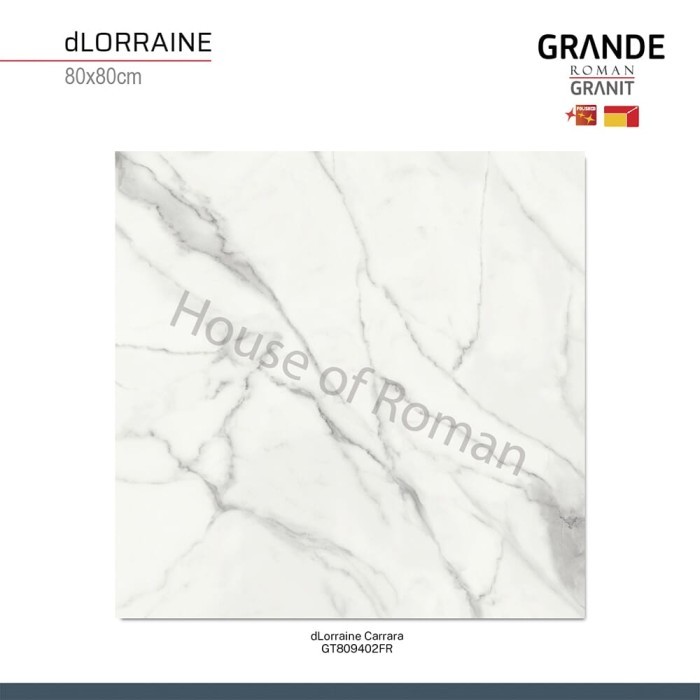 ROMAN GRANIT GRANDE dLorraine Carrara 80x80 GT809402FR ROMAN GRANIT