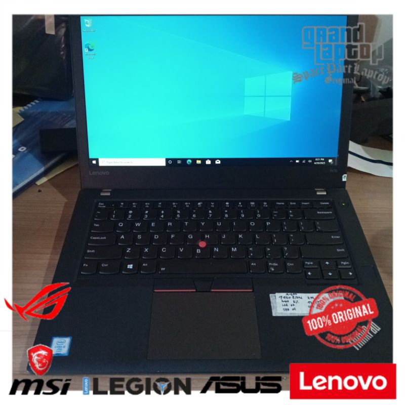 Laptop Lenovo Thinkpad T470 i5-6300U ram 8gb Ssd 256gb