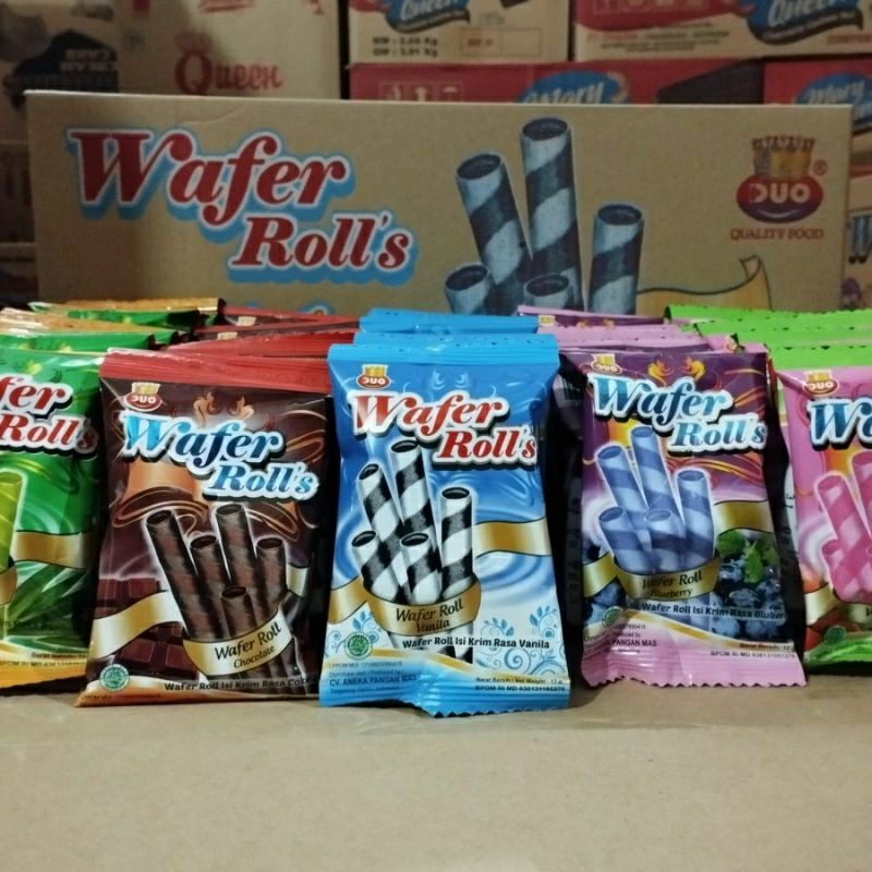 

Duo Wafer Rolls renceng 10s