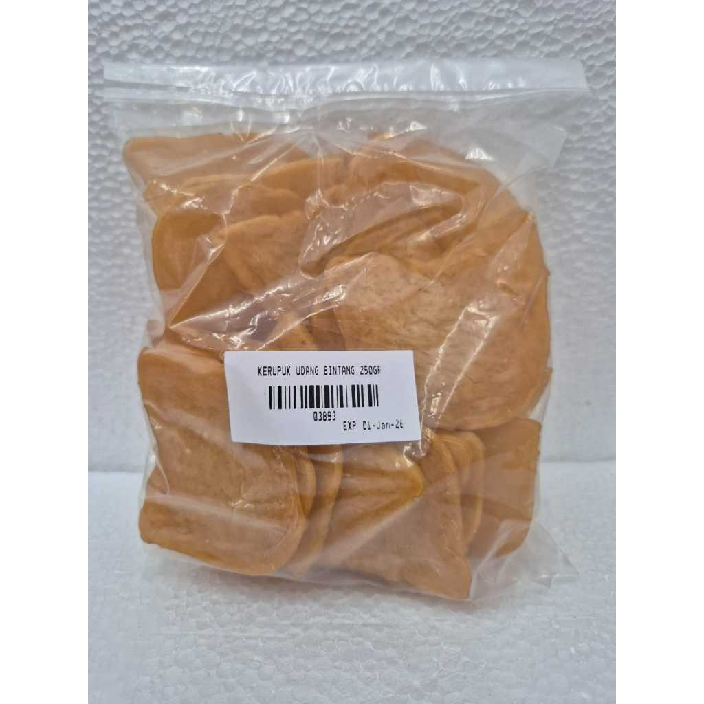 

kerupuk udang bintang 250gr/ Krupuk udang kualitas super/ kerupuk udang super/ kerupuk udang mentah