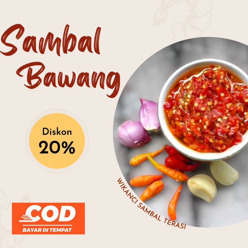 

Wikanci Sambal Bawang Pedas Sedang Isi 150gr Terlaris
