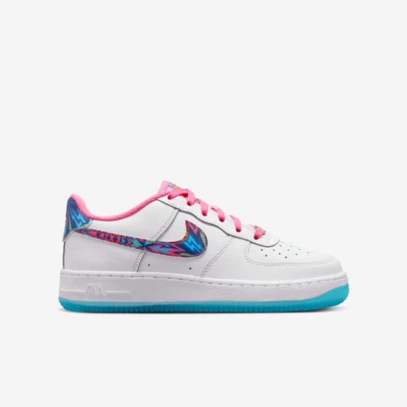 Nike air force 1 junior white pink size 33