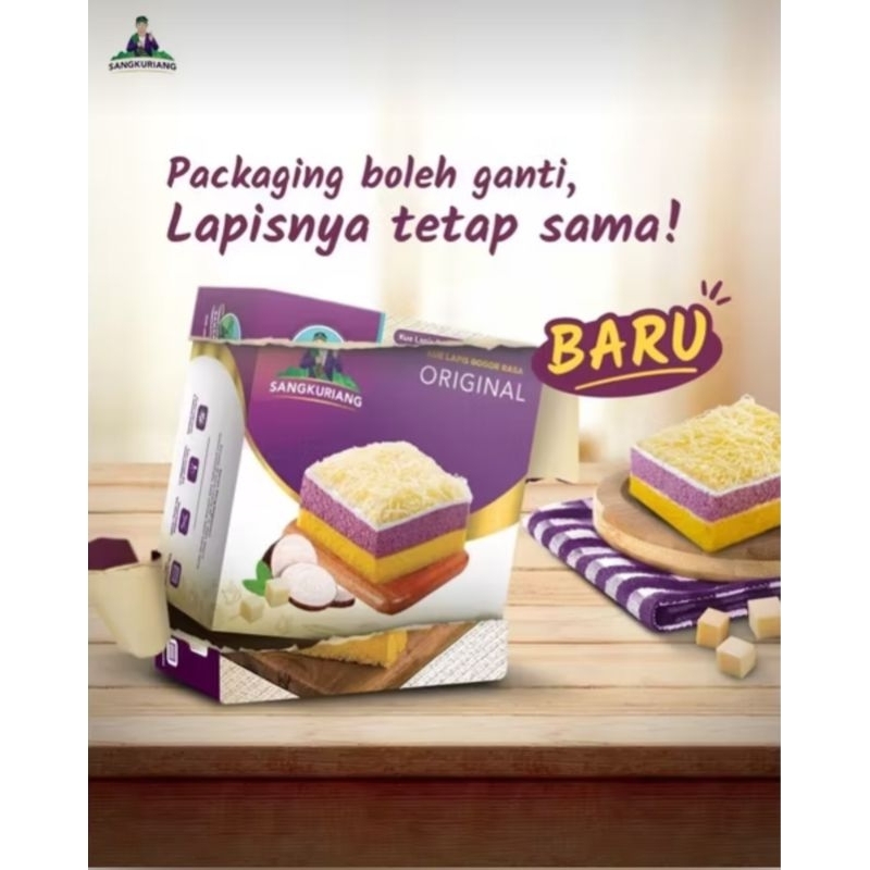 

Lapis Bogor Sangkuriang - Mini pack (250 gr)