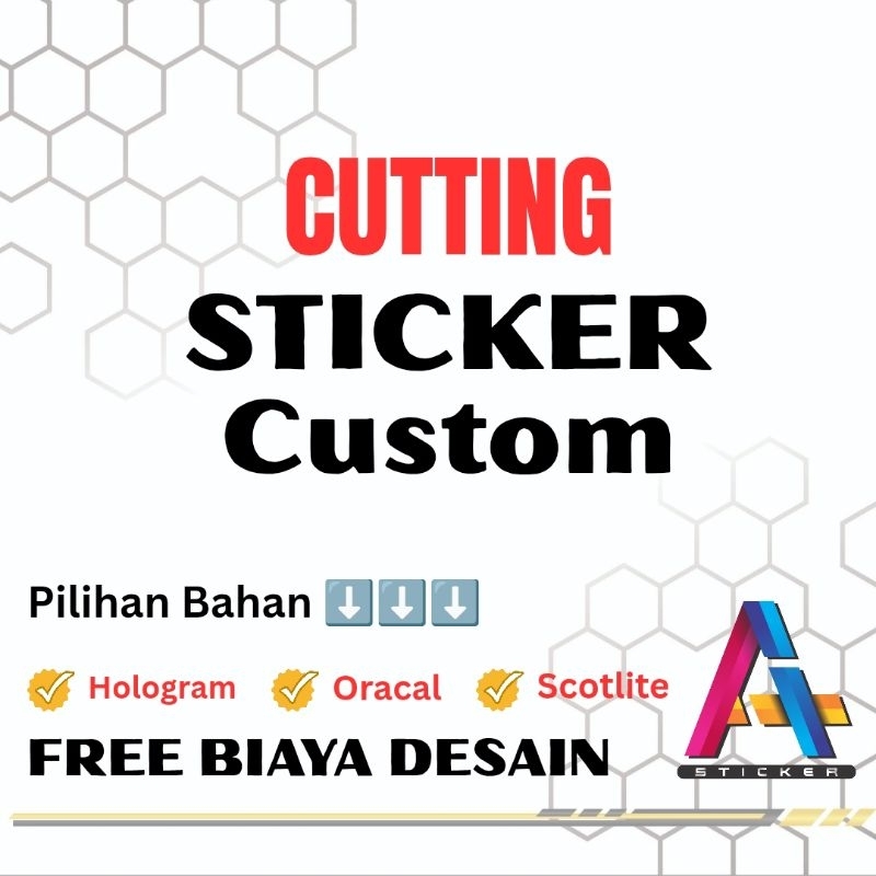 

Cutting Sticker Custom !!! FREE DESAIN !!!