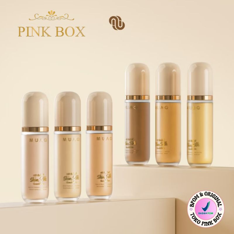 [READY] MUAQ HD PERFECT SKIN SILK FOUNDATION